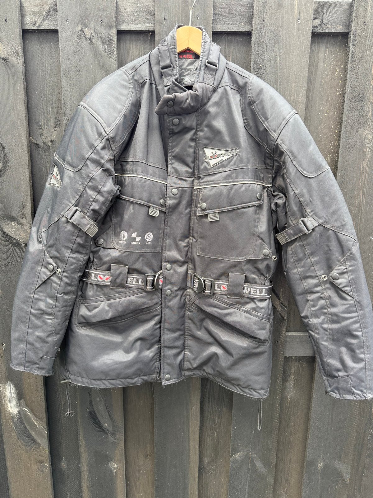 Lookwell Motorjas Textiel Zwart Maat XXL, Ophalen of Verzenden, Tweedehands, Heren, Jas | textiel