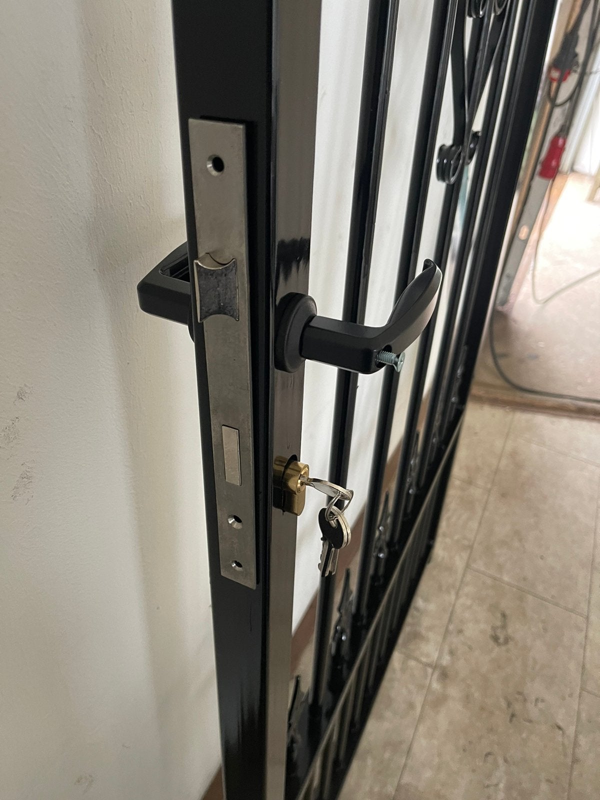 Tuinpoort staal  1.50 breed 1.80 hoog op maat, Ophalen of Verzenden, Nieuw, IJzer, Looppoort