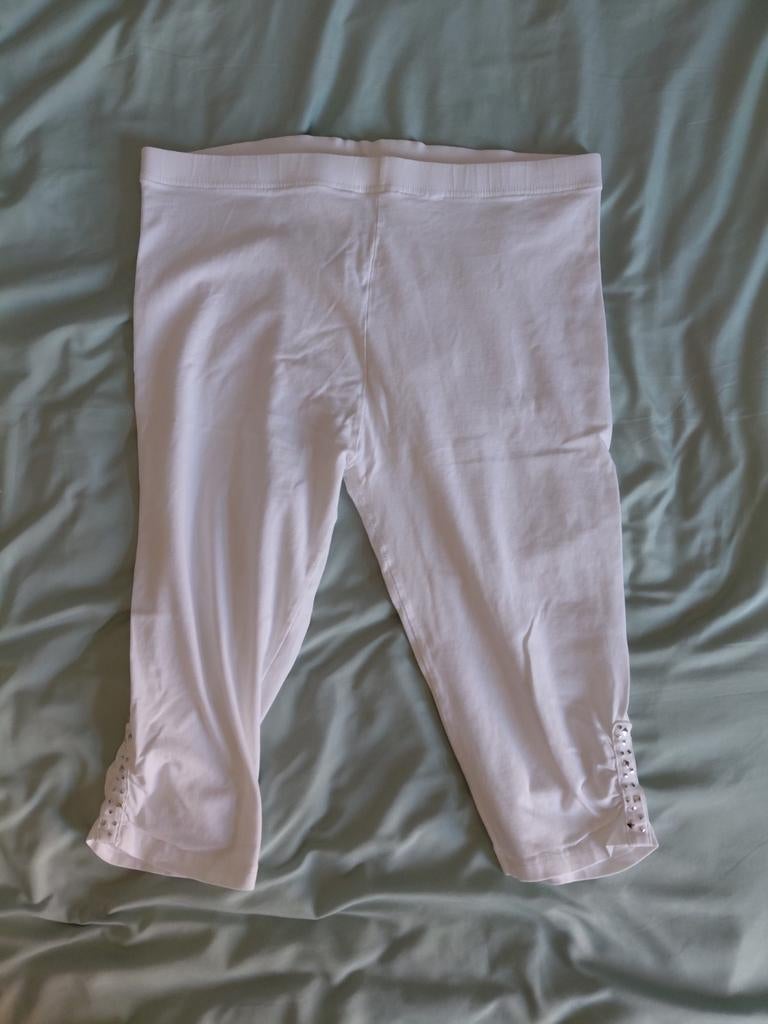 Witte dames legging, Wit, Ophalen of Verzenden, M&S Mode, Gedragen