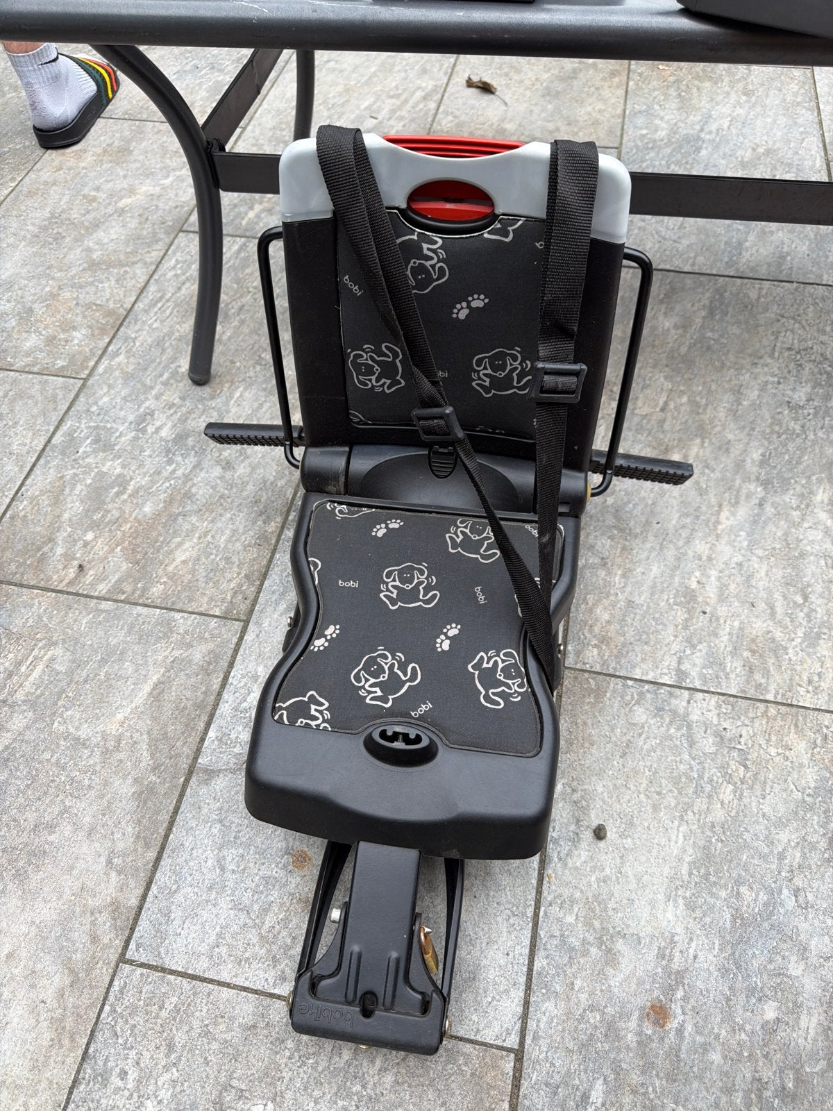 Bobike Junior fietszitje - Achterzitje met voetsteuntjes, Ophalen, Achterzitje, 22 t/m 36 kg, Gebruikt