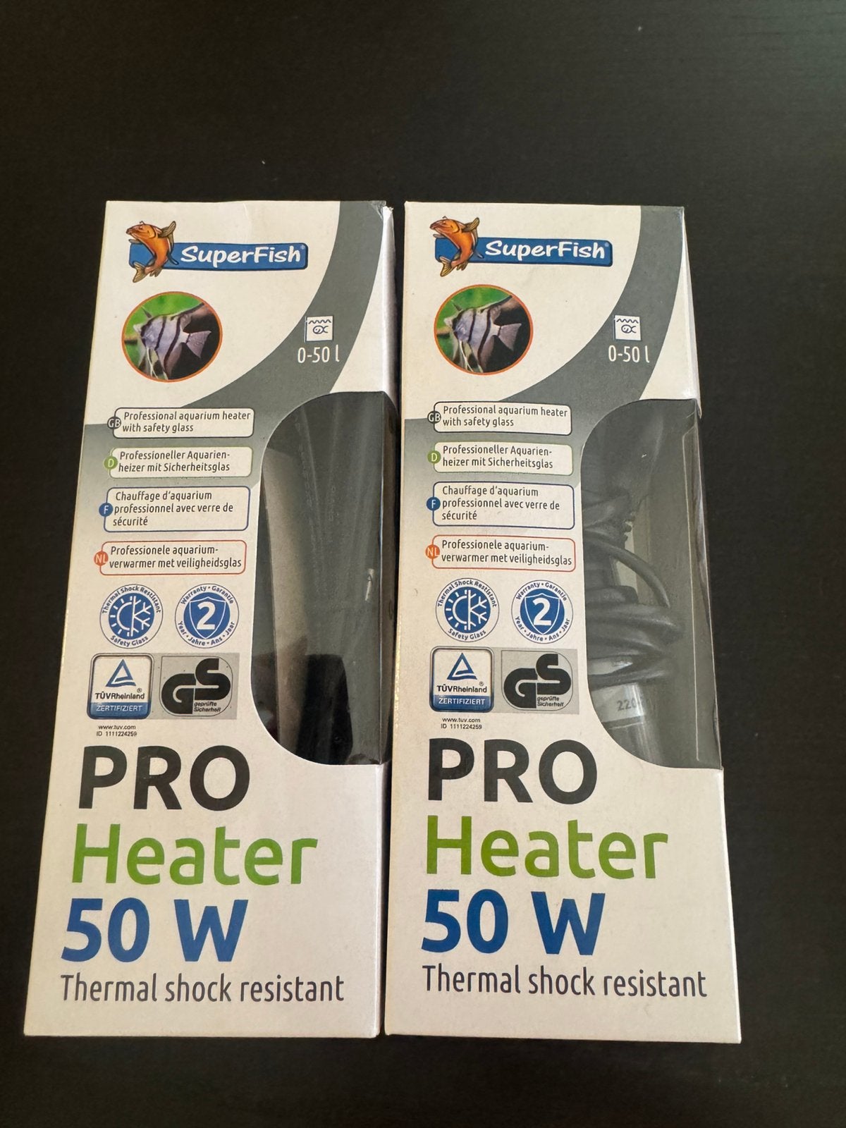 Aquaruim verwarmers 2x, Ophalen of Verzenden, Verwarming, Superfish, Verlichting of Verwarming