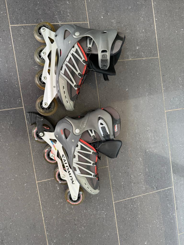 Salomon inline skates met bescherming - Maat 45, Ophalen, Gebruikt, Heren, Salomon