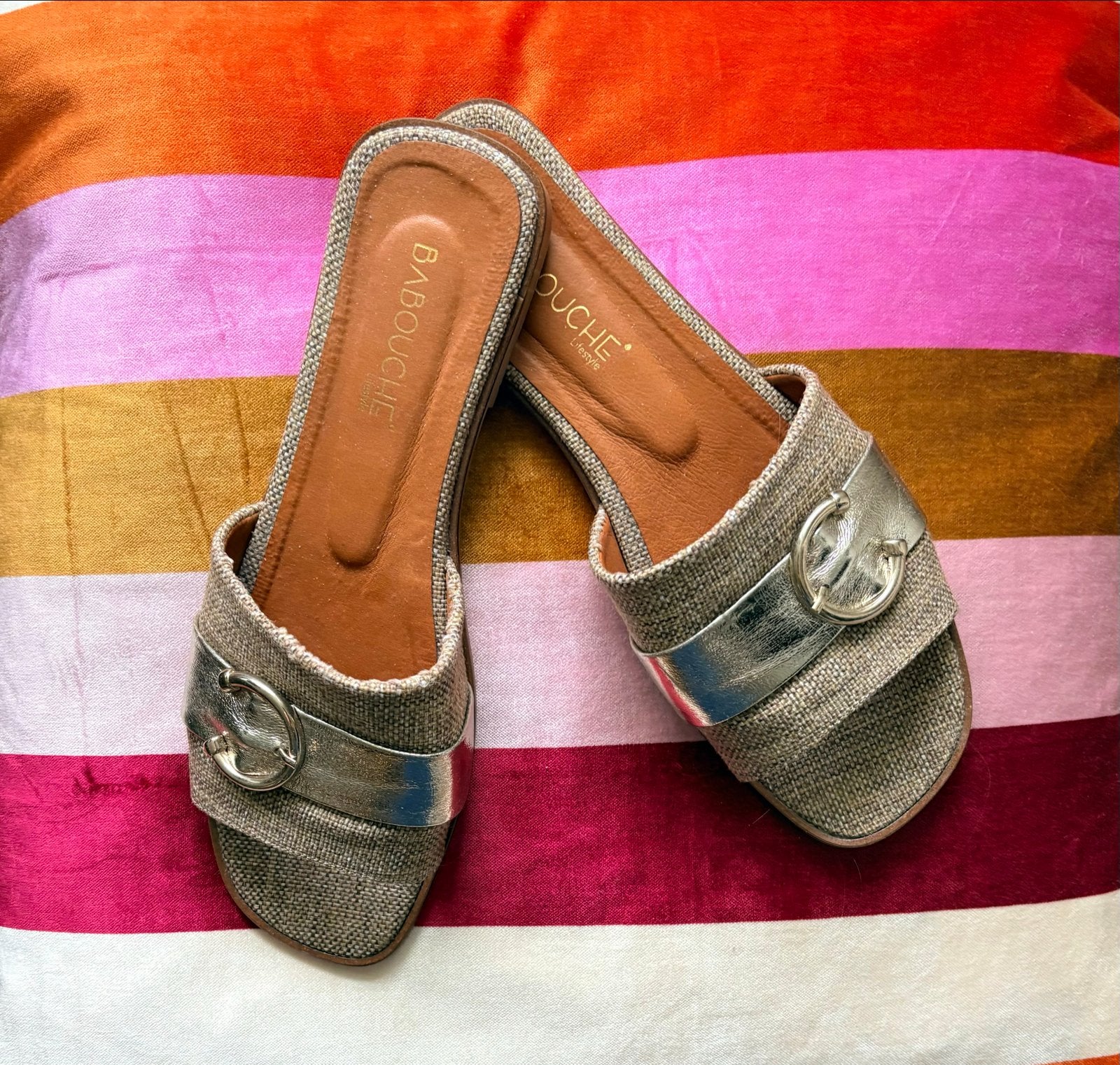 Babouche slippers - Maat 41, Ophalen of Verzenden, Zo goed als nieuw, Overige kleuren, Slippers