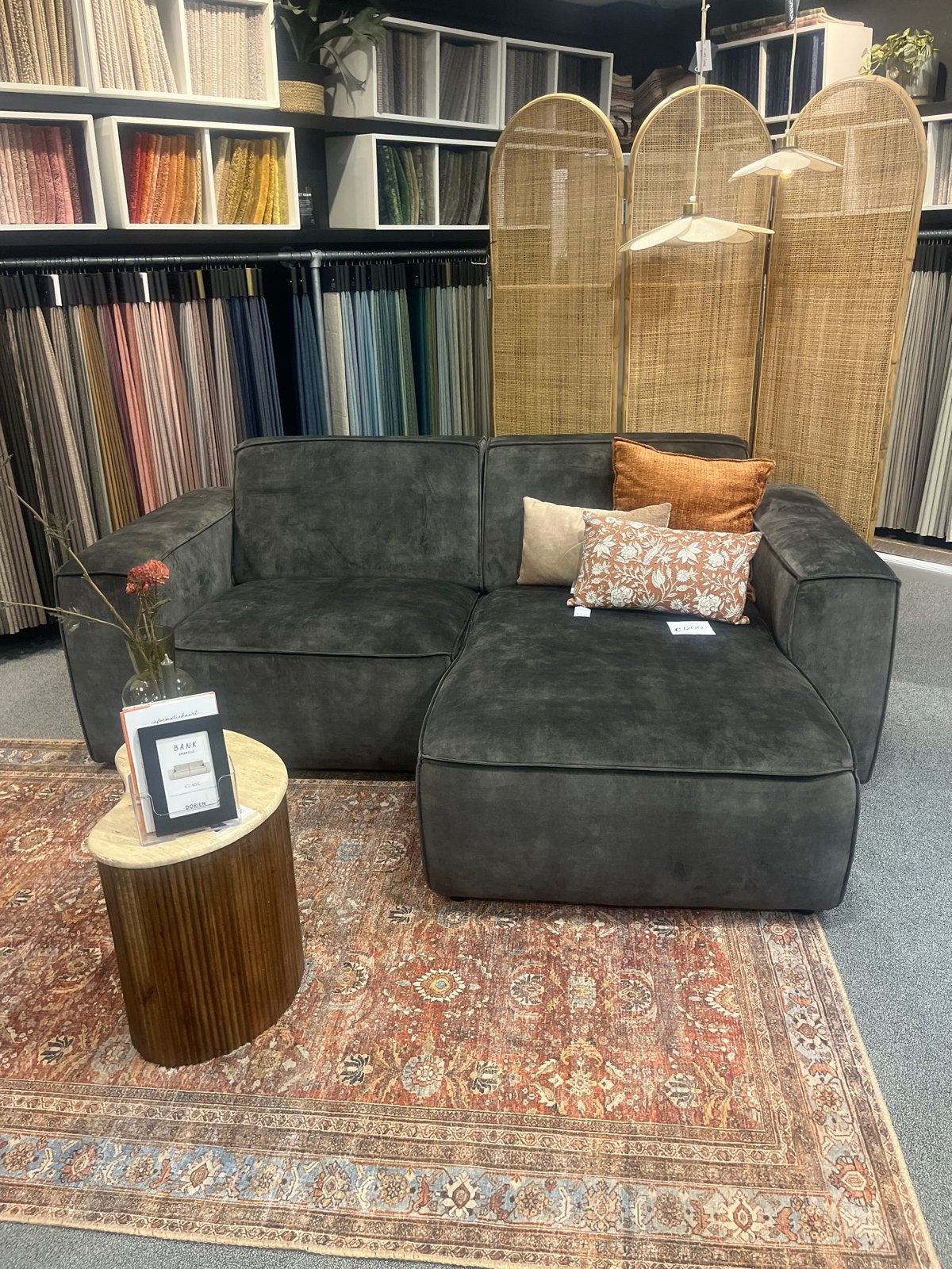 Showroom model Sevn Amarillo modulaire bank - Adore Hunter, Ophalen, 100 tot 125 cm, Hoekbank, 300 cm of meer