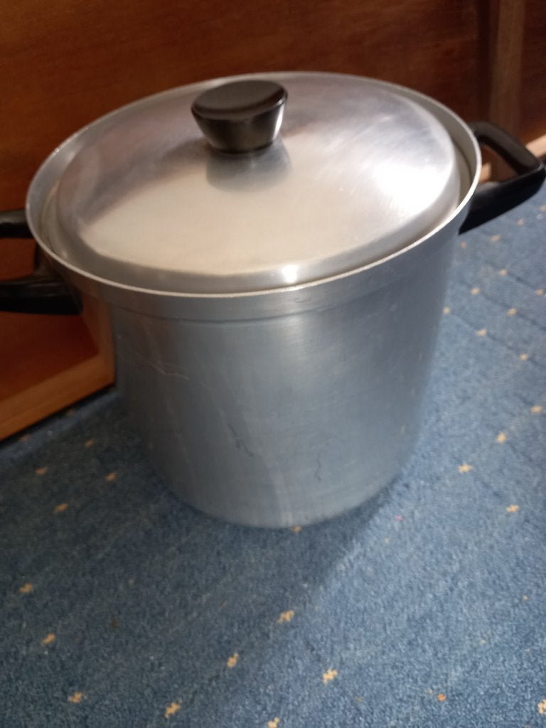 10 liter pan, Huis en Inrichting, Ophalen, Gebruikt, Aluminium, Kookpan