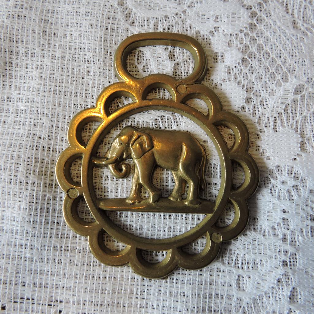 Kleppermannetje paard horse brass, Ophalen of Verzenden, Koper