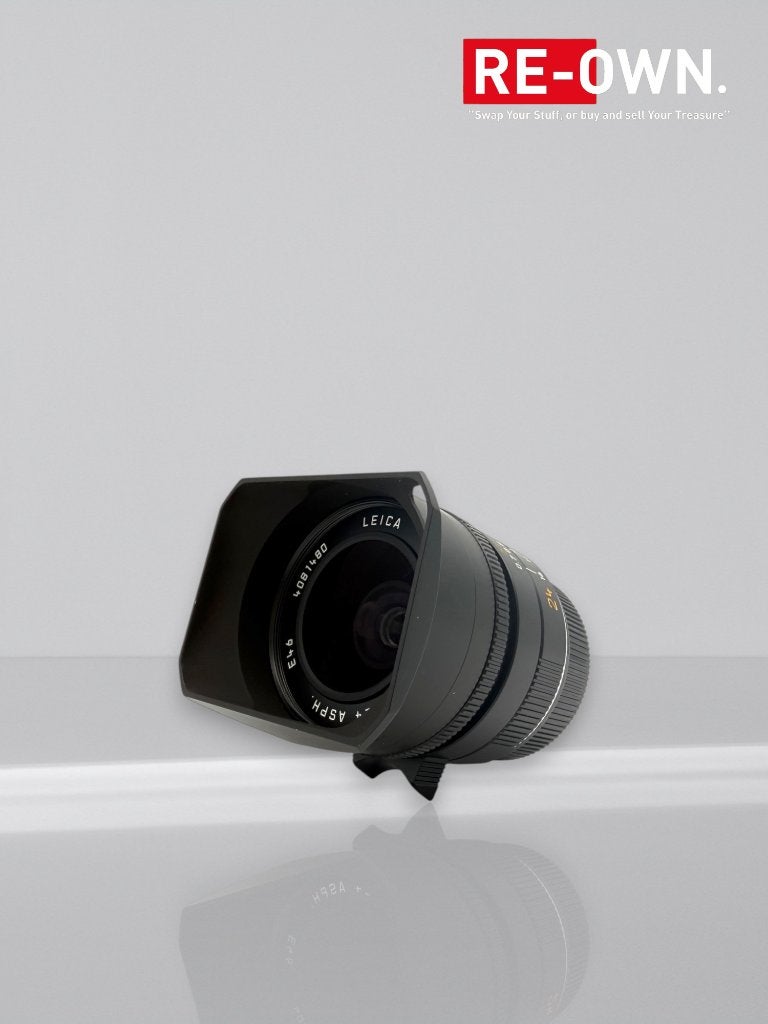 Leica 24mm f/3.8 Elmar-M ASPH 11648 (nieuwstaat + garantie), Beschermhoes/tas, ,, Leica, Zo goed als nieuw