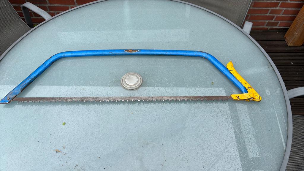 beugelzaag 75 cm, Ophalen of Verzenden, Zo goed als nieuw