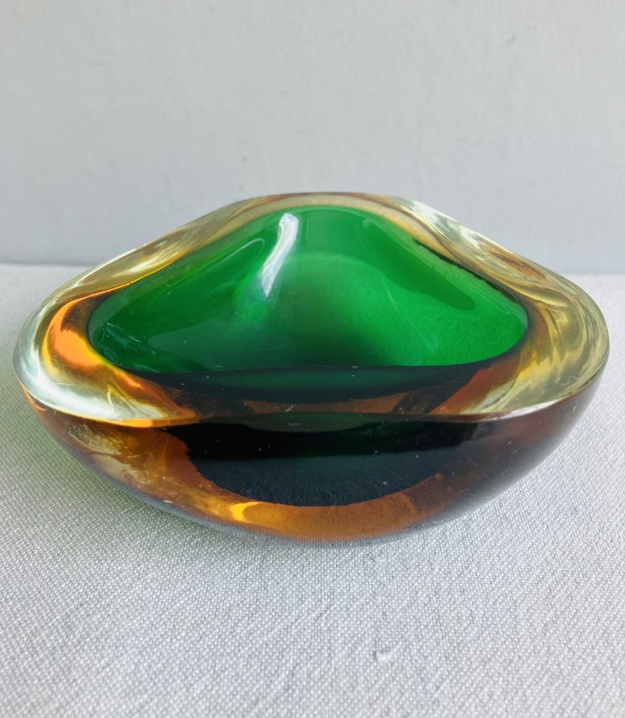 Murano glas sixties schalen kommen Sommerso Seguso Poli?, Antiek en Kunst, Ophalen of Verzenden