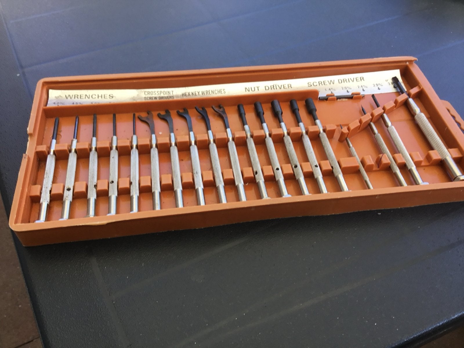 Set mini schroevendraaiers, Ophalen, Gebruikt, Schroevendraaier
