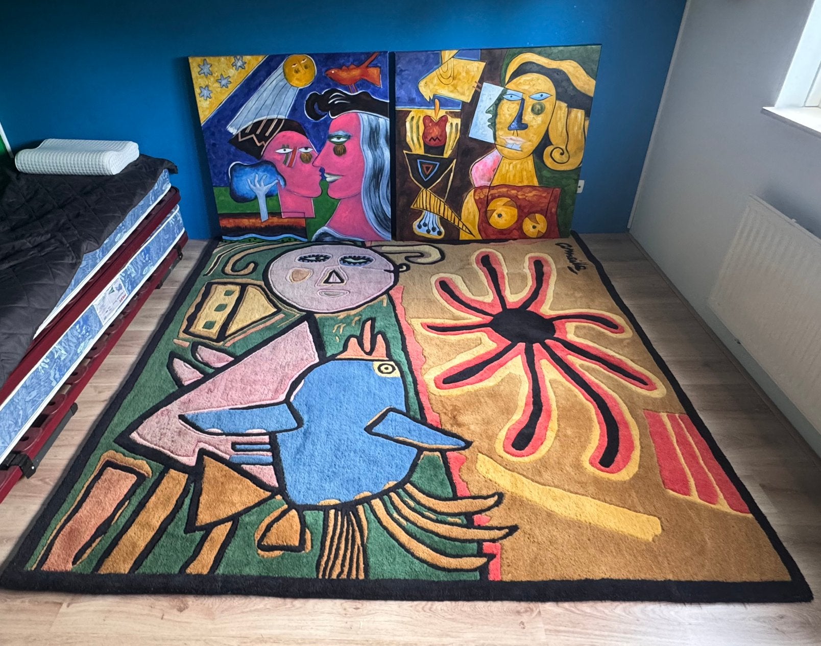 Te koop: corneille kunstkleed L'Oiseau Bleu, Grand Soleil, Ophalen, Natuurlijk materiaal