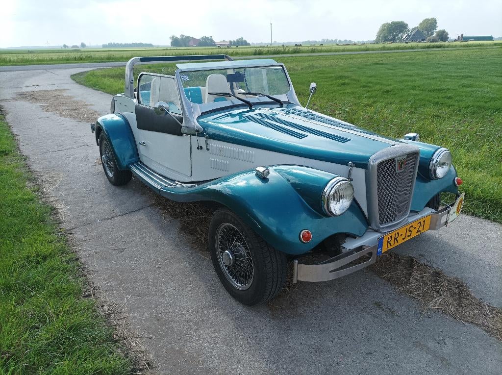 Spartan MK2 2.0 Cabriolet KAT 1997 Blauw, Auto's, Overige Auto's, 1994 cc, Achterwielaandrijving, 4 cilinders, Cabriolet