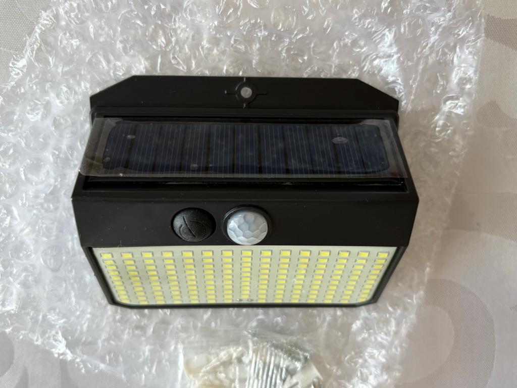 Solar Buitenlamp met Bewegingssensor en LED, Tuin en Terras, Buitenverlichting, Nieuw, Wandlamp, Kunststof, Minder dan 50 watt