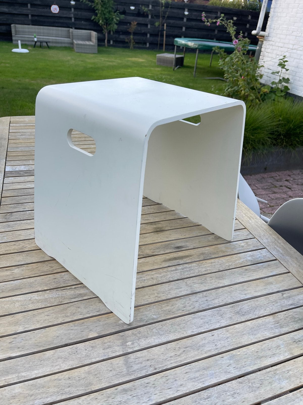 Vintage IKEA Benjamin kruk - Lisa Norinder design, Ophalen of Verzenden, Gebruikt, Hout