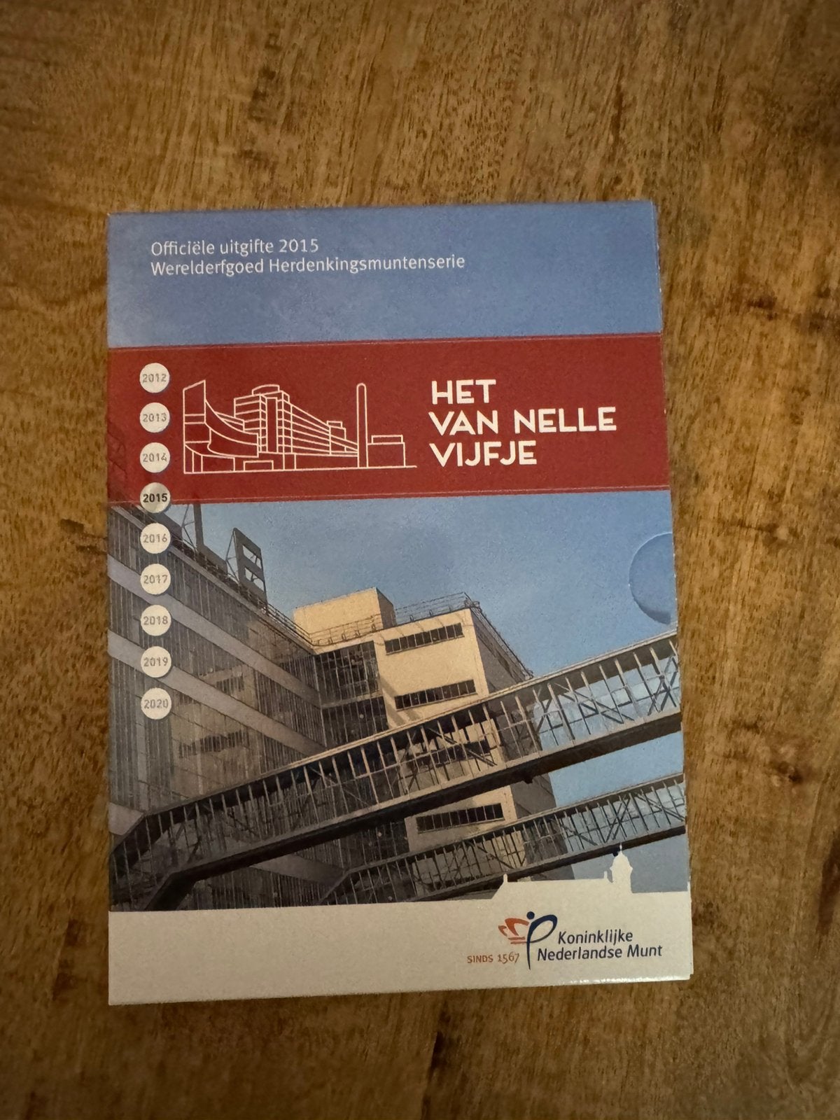 Van Nelle Vijfje 2015 - 5 Euro Zilver Proof, Postzegels en Munten, Munten | Nederland, Setje, Euro's, Koningin Beatrix, Zilver