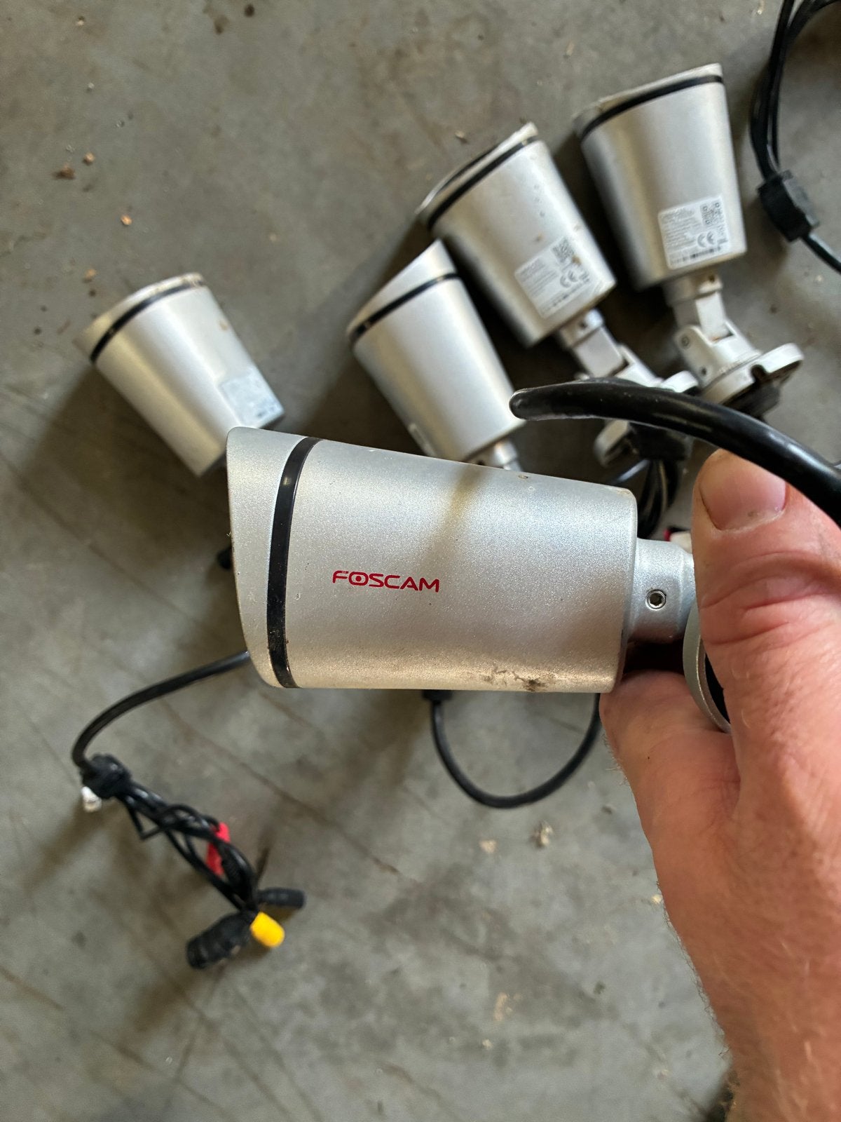 Foscam FI9901EP FHD PoE IP Camera's (5 stuks), Ophalen of Verzenden, Gebruikt, Buitencamera