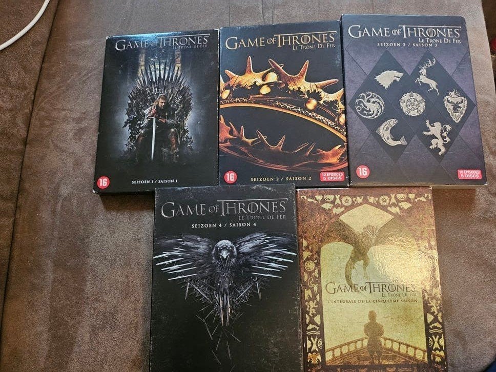 Game of Thrones DVD Boxsets Seizoen 1-5, Vanaf 16 jaar, Nederlands, Science Fiction en Fantasy, Ophalen of Verzenden