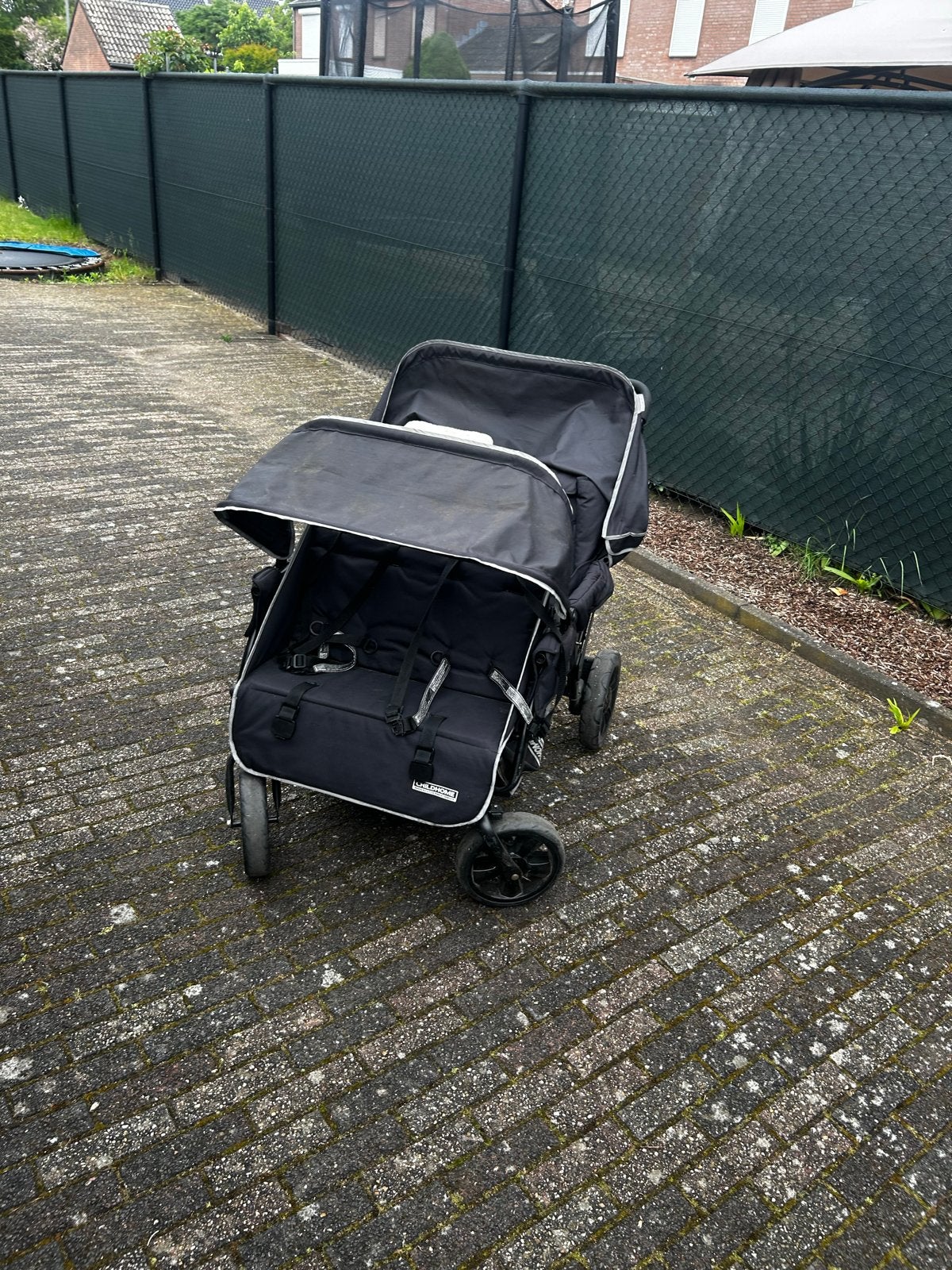 Vierling wagen / gastouder kinderwagen, Gebruikt, Duowagen, Ophalen, Kinderwagen