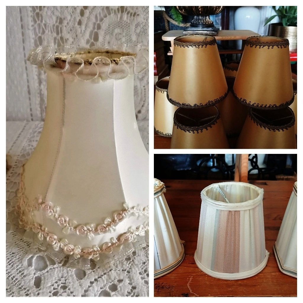 Klemkapjes brocante - goudkleurig - per stuk € 5,-, Ophalen of Verzenden