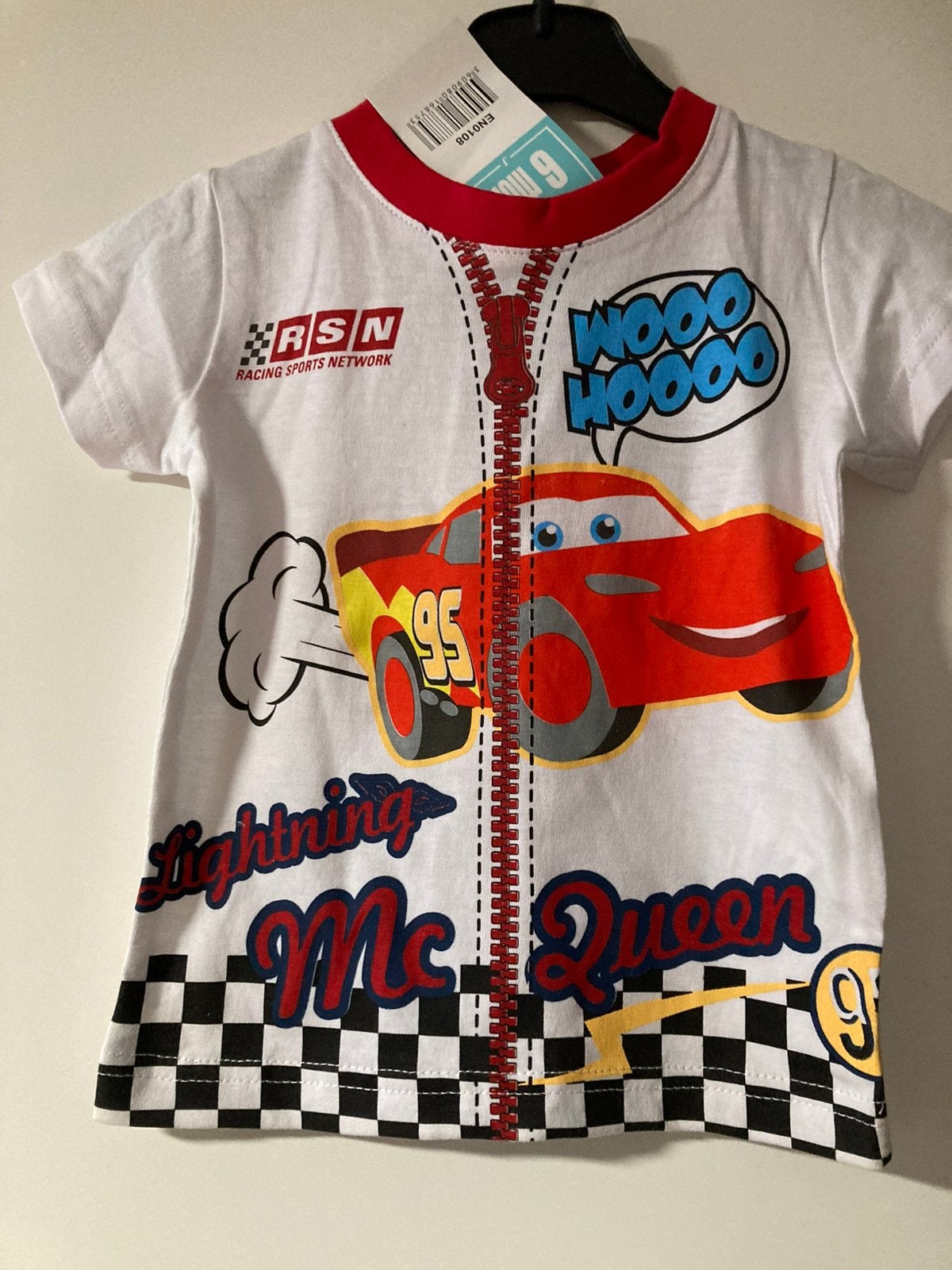 Auto Cars Disney T-shirt Nieuw maat 68 ( 6 maanden), Kinderen en Baby's, Babykleding | Maat 68, Ophalen of Verzenden, Nieuw, Jongetje