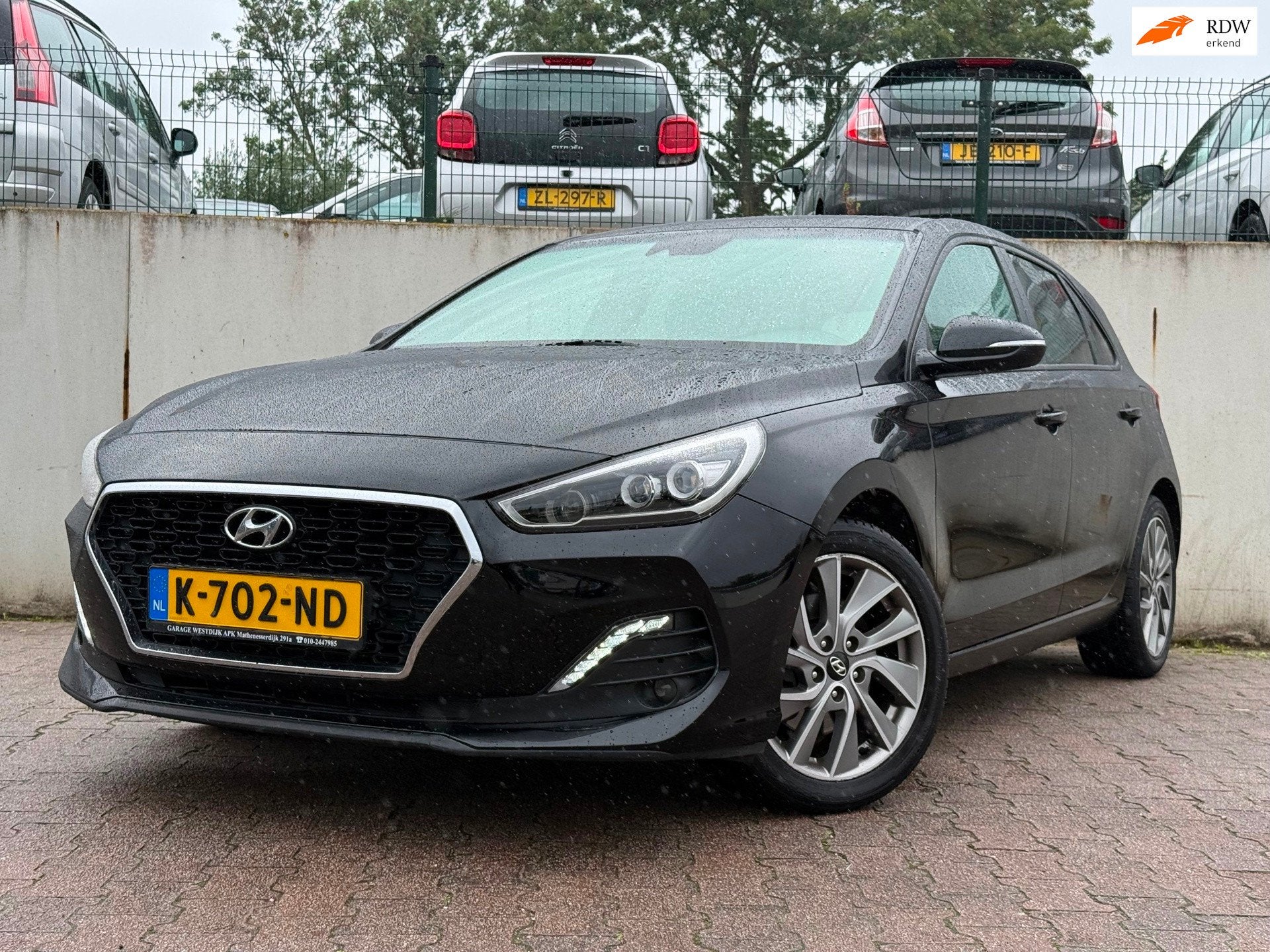 Hyundai I30 1.4 T-GDI Comfort/AUTOMAAT/NAVI/CAMERA/CRUISE/FL, Auto's, Stof, Zwart, Bedrijf, 1242 kg