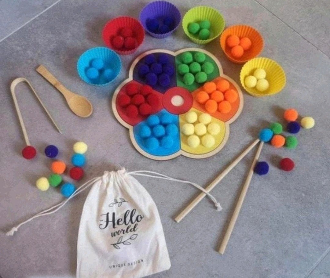 Unique Design houten sensory speelset- nieuw, Ophalen of Verzenden, Nieuw
