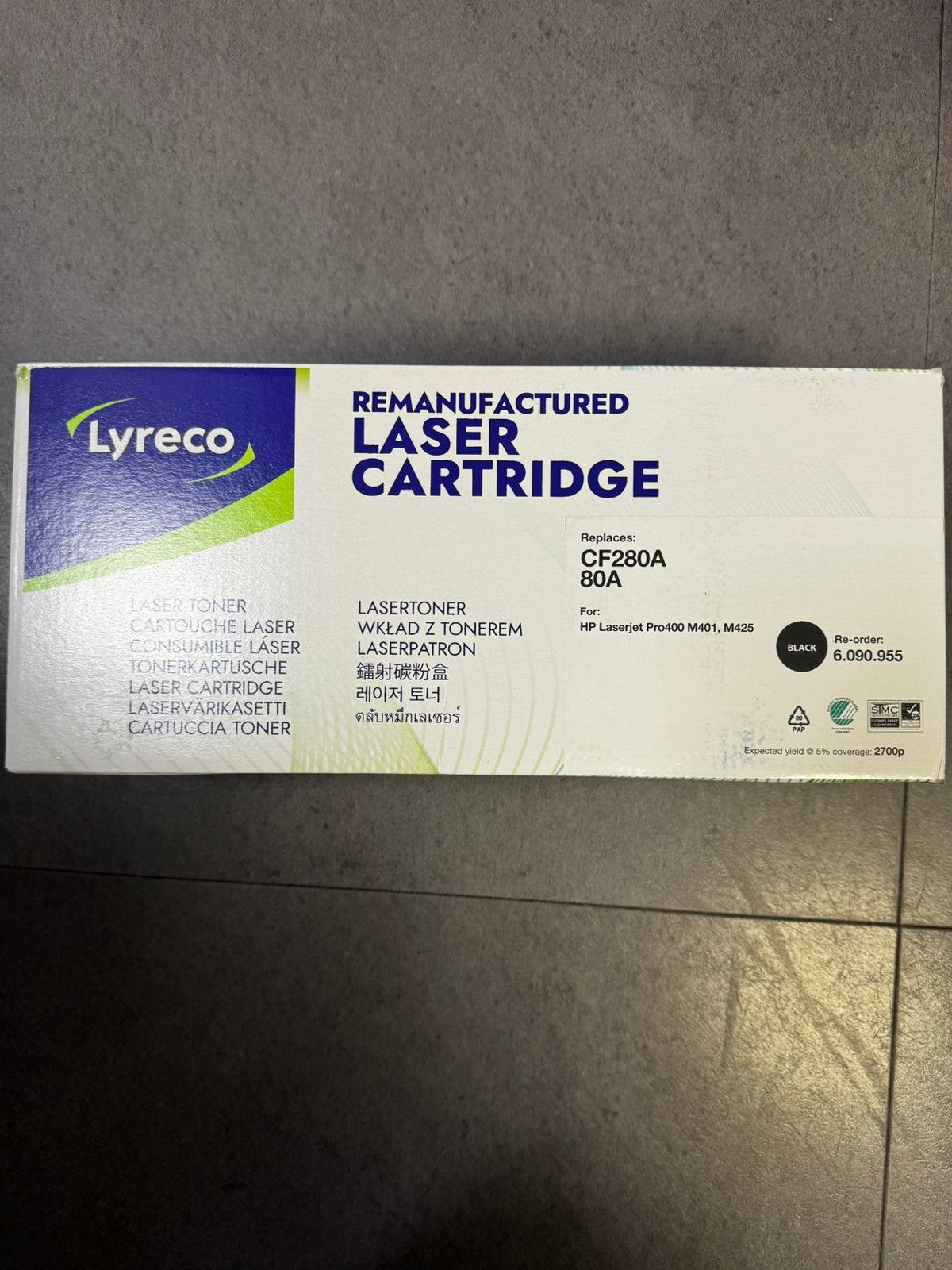 Zwarte inkt catridge, Ophalen of Verzenden, Nieuw