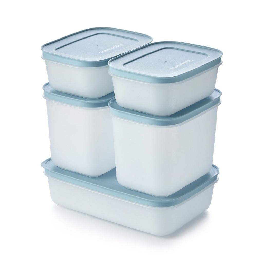 Tupperware Diepvriesdozen Set Basis Blauw Nieuw, Ophalen of Verzenden, Nieuw, Blauw, Overige typen