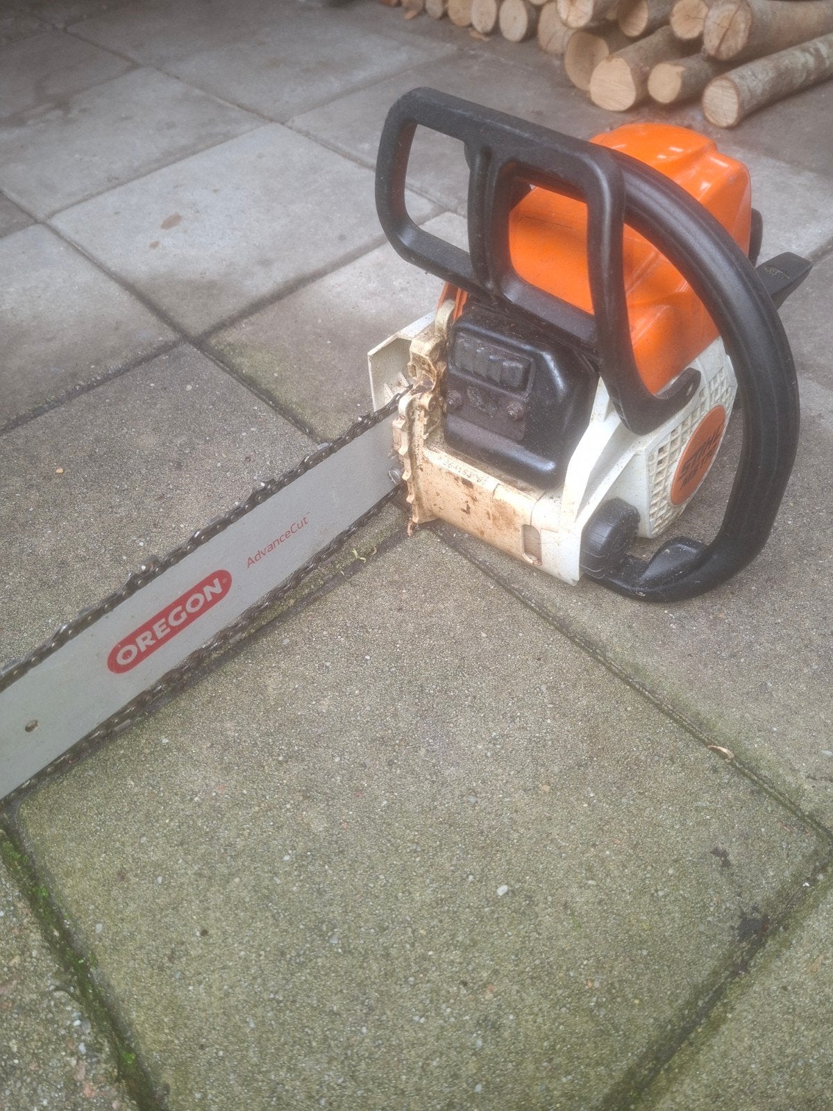 Stihl MS170 Kettingzaag, Ophalen of Verzenden, Gebruikt, Overige soorten, Stihl
