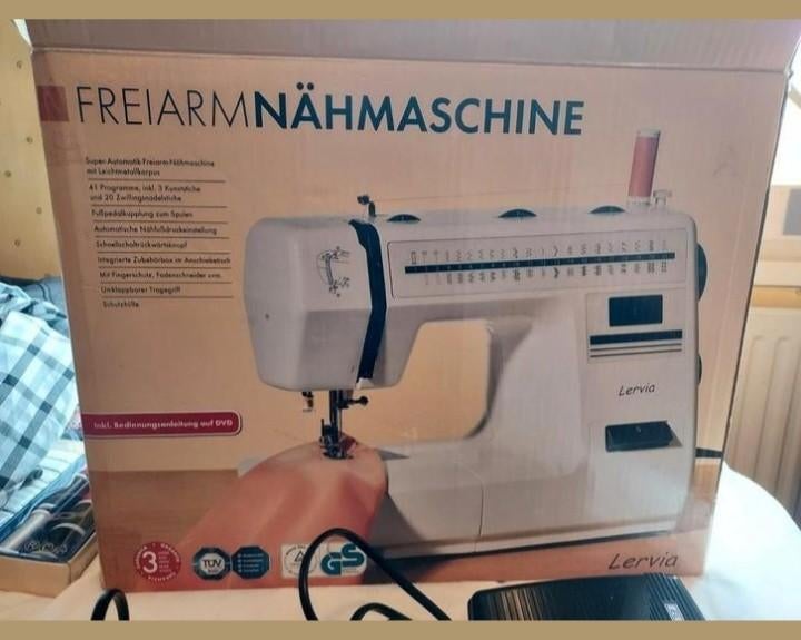 Lervia Naaimachine met Vrije Arm  Gebruikt!, Ophalen of Verzenden, Zo goed als nieuw, Naaimachine, Overige merken