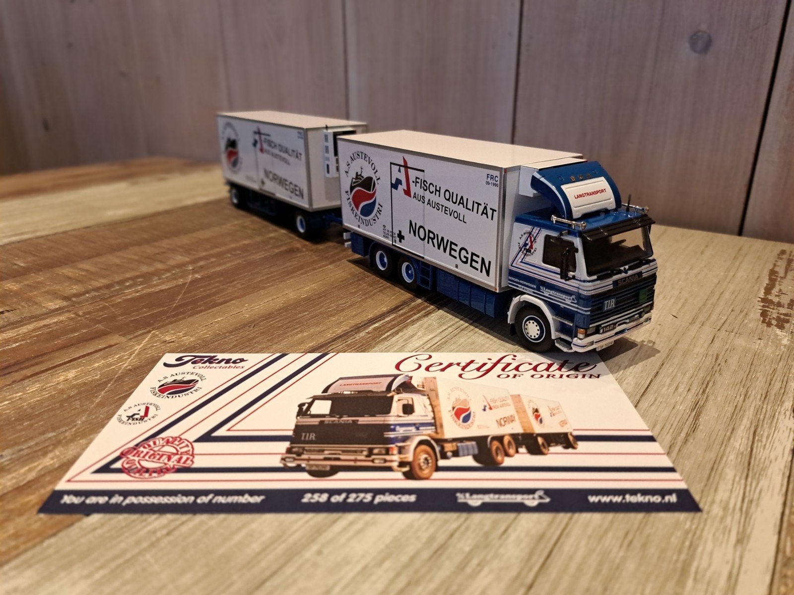 Tekno Scania 142 van Langtransport, Hobby en Vrije tijd, ., Nieuw, ., Ophalen of Verzenden