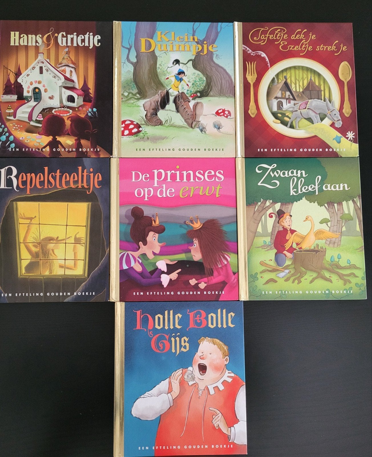 Efteling Gouden Boekjes - Sprookjes collectie (7 boeken), Ophalen of Verzenden, Zo goed als nieuw, Diverse auteurs (Efteling)