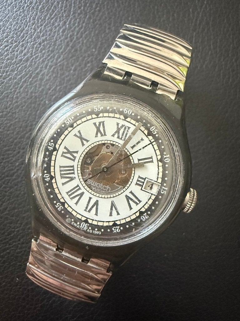 Vintage Swatch Automatic "Charms" 90's Unisex Watch, Ophalen of Verzenden, Android, Swatch