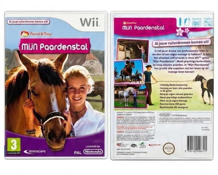 Mijn Paardenstal Wii - Paard & Pony game, Spelcomputers en Games, 1 speler, Ophalen of Verzenden, Vanaf 3 jaar