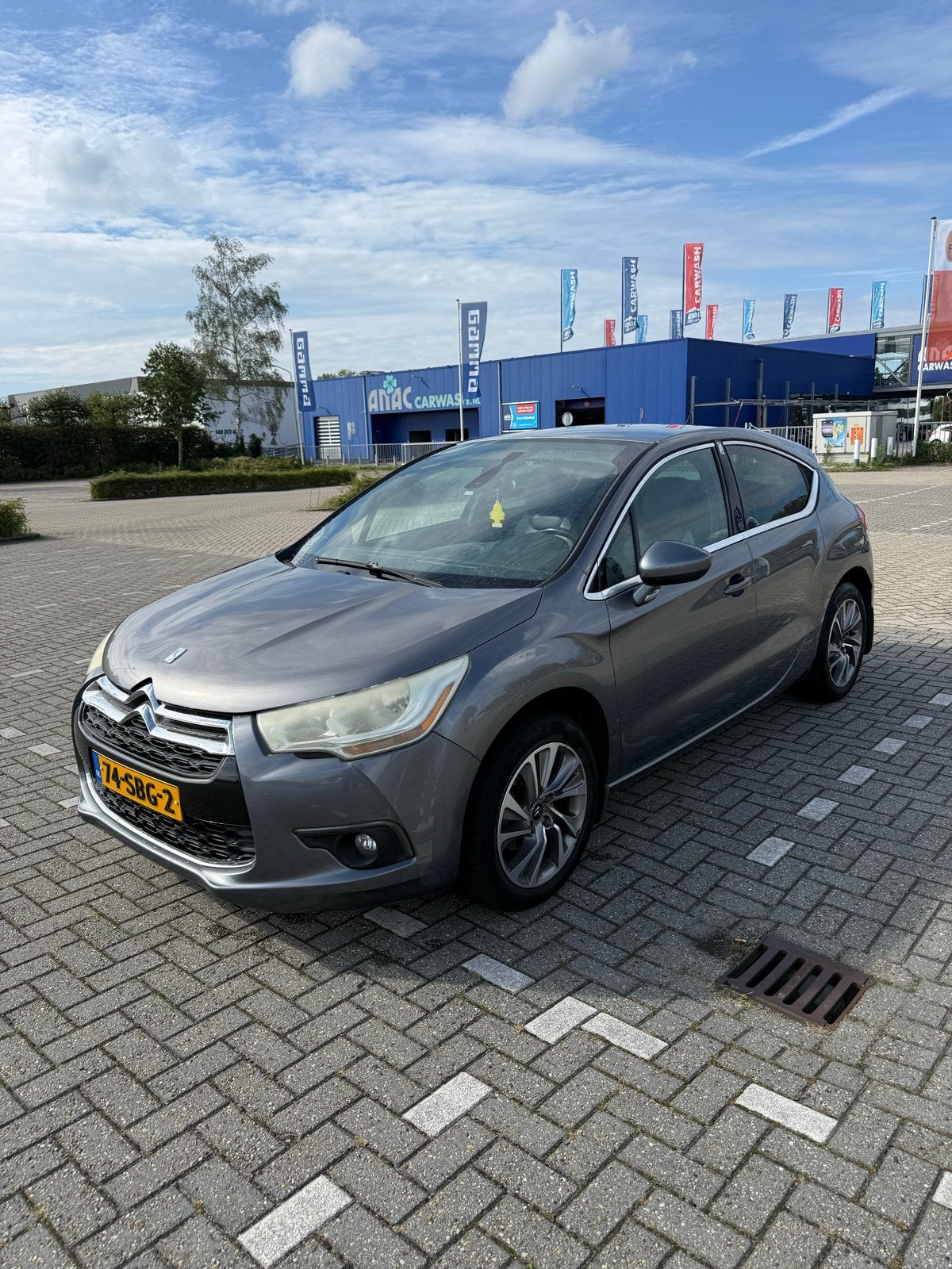 Citroën DS4 1.6 VTI 88KW 2011 Grijs, Auto's, 4 cilinders, Origineel Nederlands, Particulier, 57 €/maand