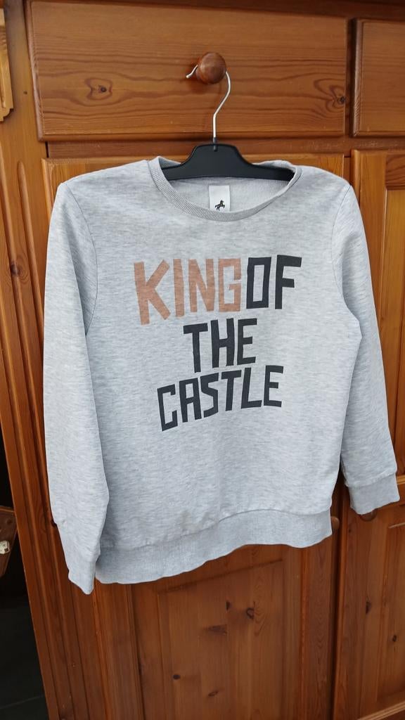 Trui 'King of the castle', mt 140, Kinderen en Baby's, Kinderkleding | Maat 140, Gebruikt, Palomino (C&A), Jongen of Meisje, Trui of Vest
