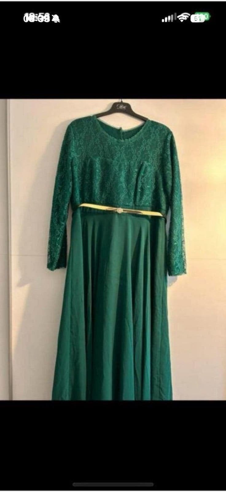 Avondjurk, Kleding | Dames, Ophalen of Verzenden, Zo goed als nieuw, Maat 46/48 (XL) of groter, Galajurk
