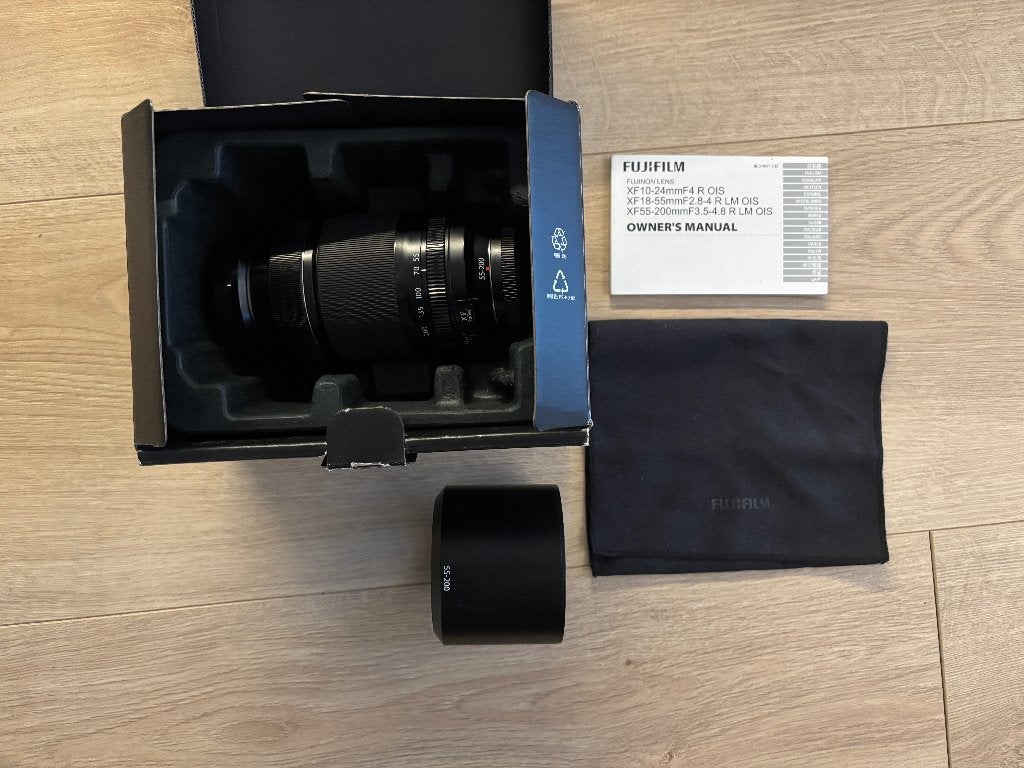 Fujifilm 55-200mm OIS, Fujifilm, Handmatige focus, Zo goed als nieuw, 200 mm