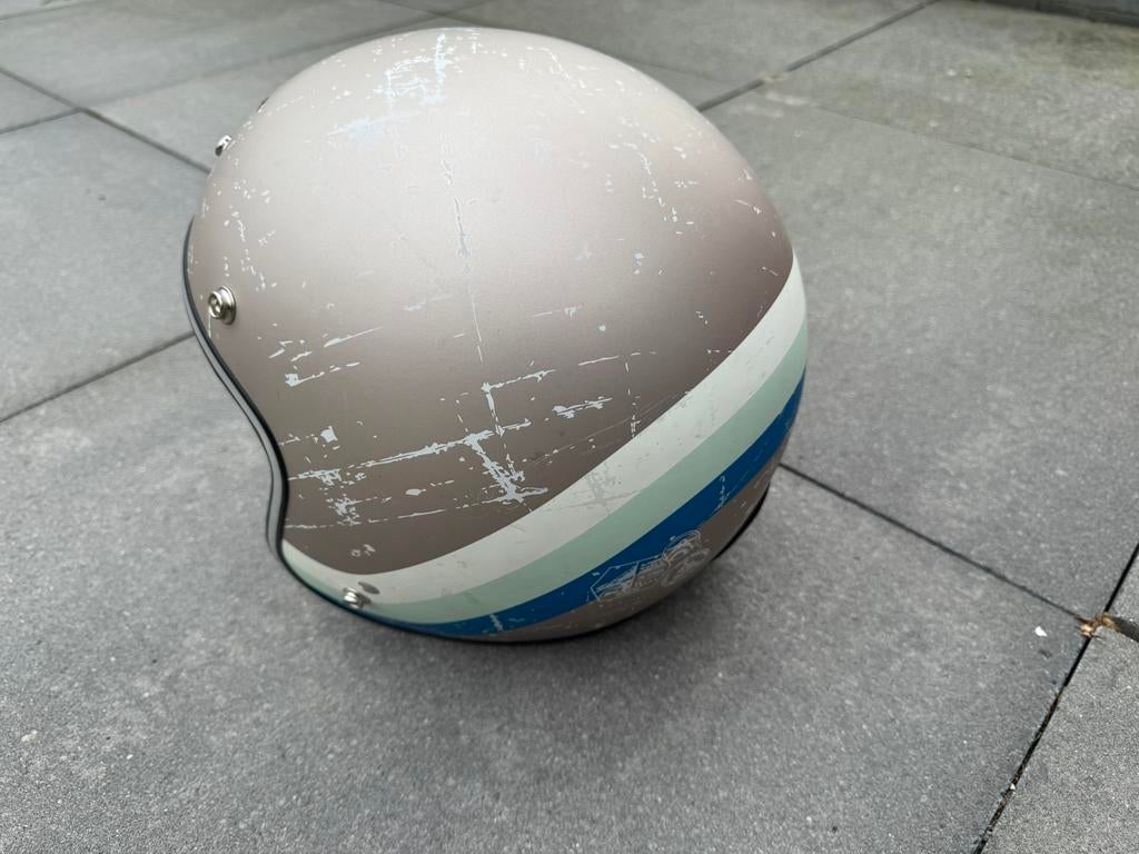 Vespa helm - Maat M (57-58) - ZGAN, Ophalen, Zo goed als nieuw, Medium
