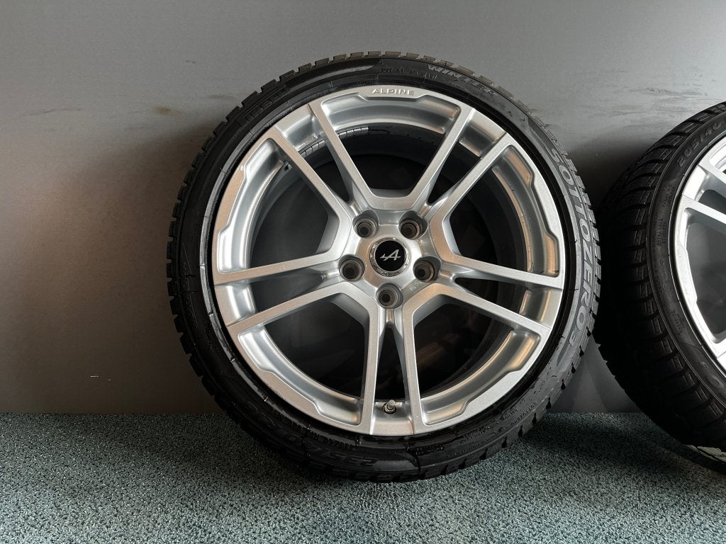 18 inch Alpine A110 Fuchs winter set tbv Renault Alpine A110, Gebruikt, Banden en Velgen, Personenwagen, Renault