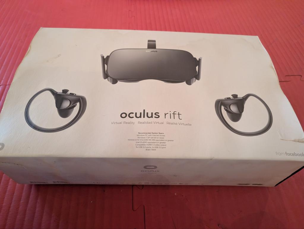 Oculus Rift VR-bril - Gebruikt, Compleet en Zonder Schade, Ophalen of Verzenden, Gebruikt, VR-bril, Pc