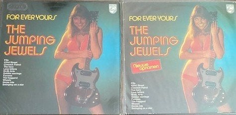 gesigneerd:the Jumping Jewels	Forever yours	Philips	1975, Overige formaten, Gesigneerd, Ophalen of Verzenden, Zo goed als nieuw