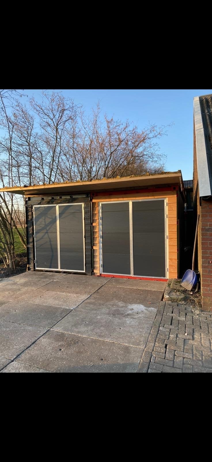 Opslagcontainer met stellingen - Ideaal voor opslag, Zakelijke goederen, Ophalen of Verzenden