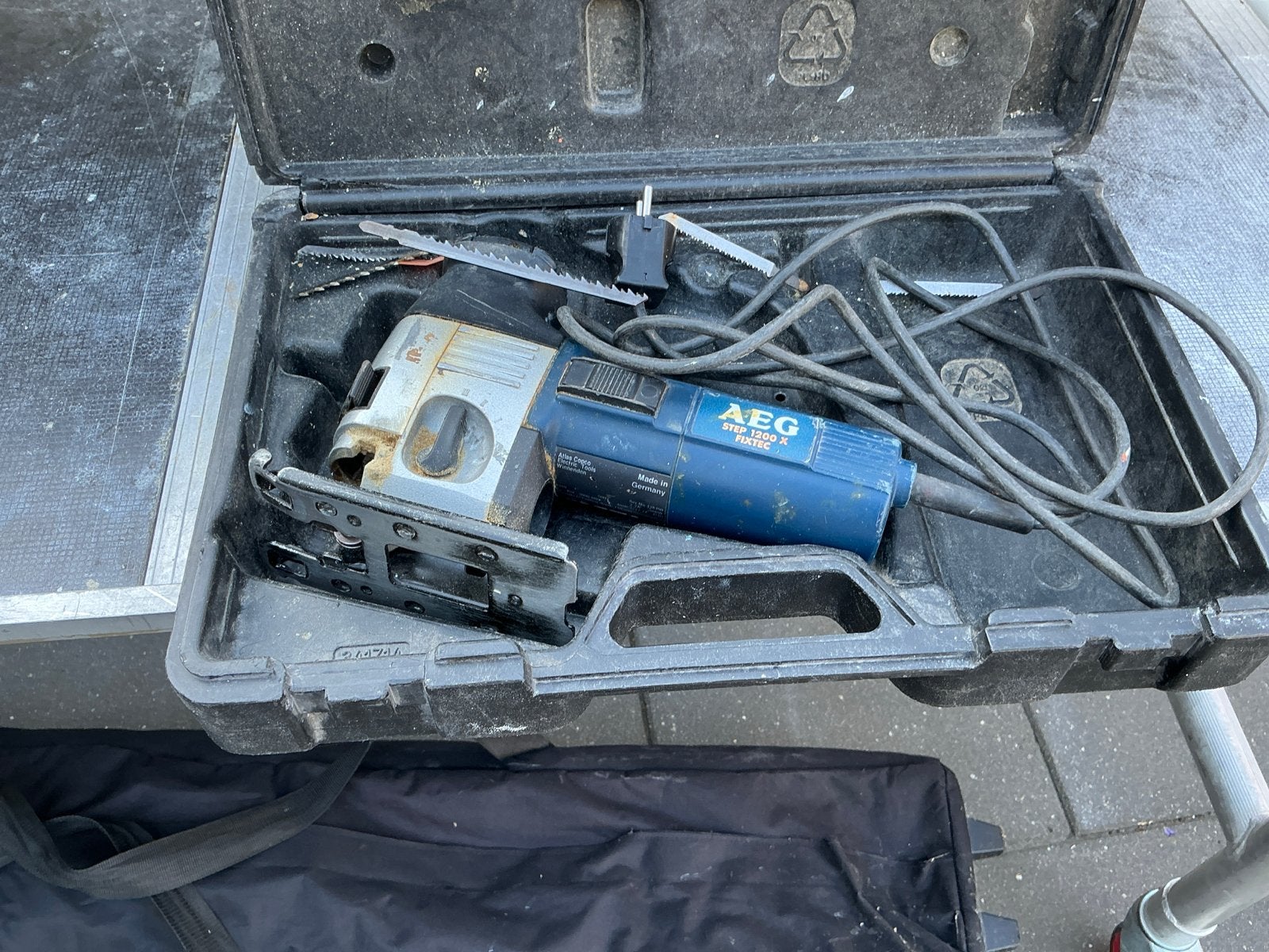 AEG Decoupeerzaag - Oud, maar perfect werkend, Ophalen of Verzenden, Gebruikt, Decoupeerzaag