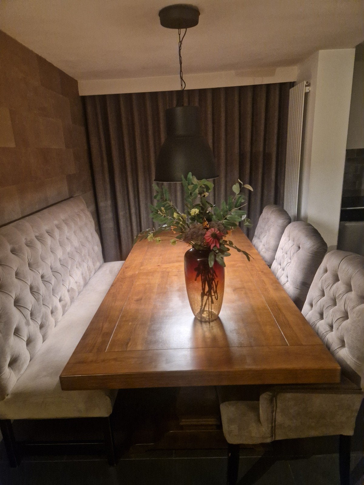 Rofra Home moderne eethoek, Ophalen, Zo goed als nieuw, Robuust, Landelijk, Klassiek, 6 tot 8 stoelen