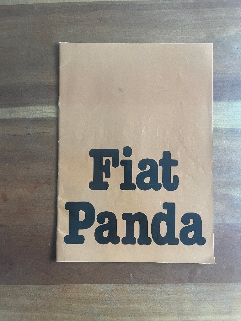 De aller eerste Fiat Panda  1981, Ophalen of Verzenden, Zo goed als nieuw, Algemeen