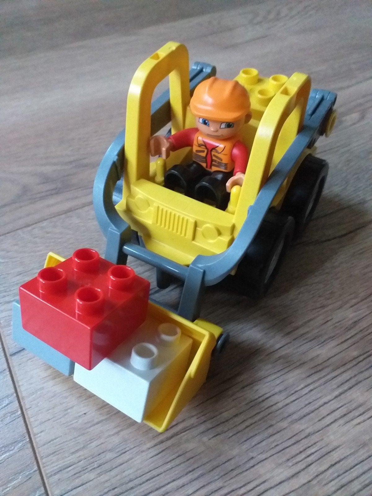 Duplo Bob de Bouwer shovel met figuur, Ophalen of Verzenden