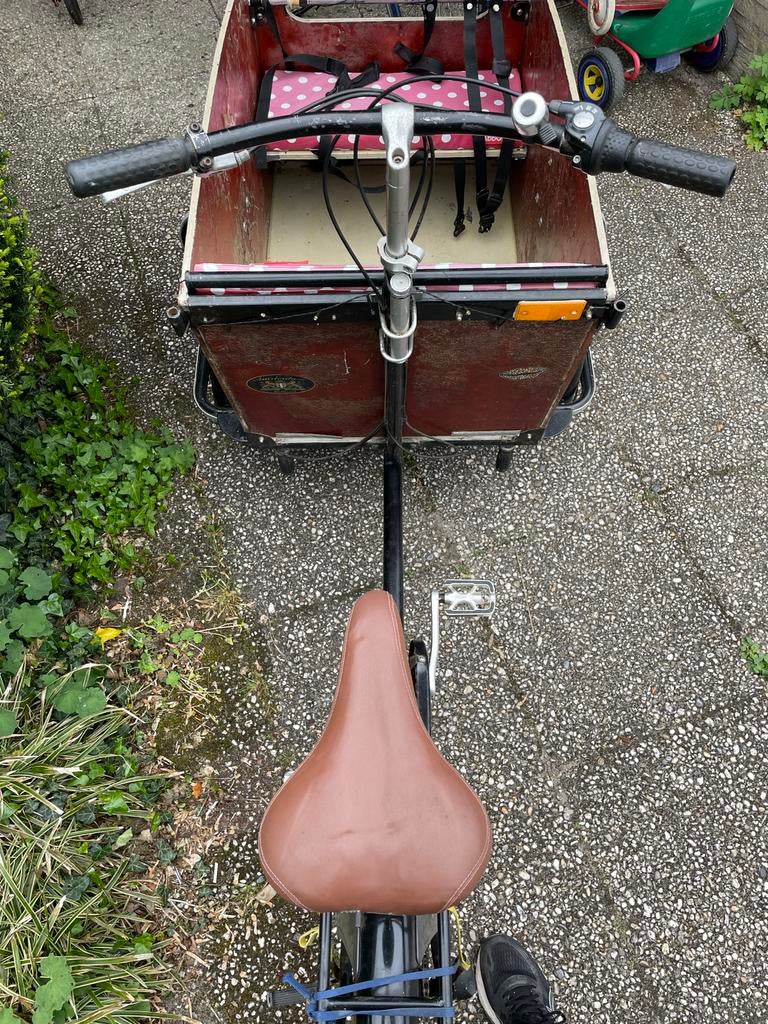 Bakfiets - Ideaal voor kinderen of goederen, Gebruikt, 2 kinderen, Trommelrem, Ophalen