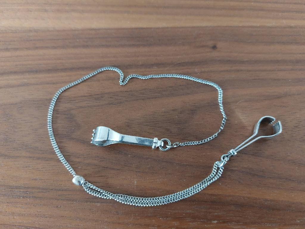 Servetkettinkje, Ophalen, Zilver