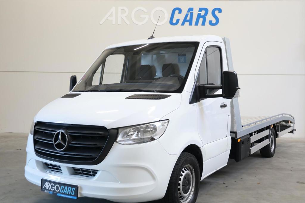 Mercedes-Benz Sprinter 316 CDI OPRIJWAGEN 163PK CRUISE CONTR, Gebruikt, Zwart, 4 cilinders, 2525 kg